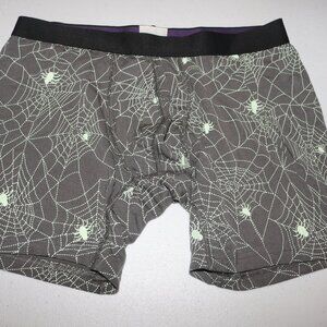 MeUndies spooky spiderweb men's boxer briefs size medium